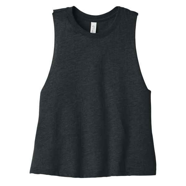 BELLA + CANVAS Women's Racerback Crop Tank Thumbnail