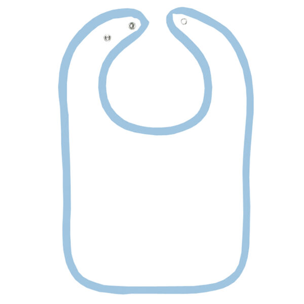 Rabbit Skins Infant Contrast Trim Terry Bib Thumbnail